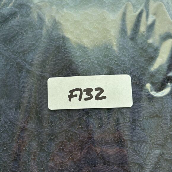 Lilly Pulitzer Rylee True Navy Palm Leaf Lined Lace Shift Dress Size 8 F132 - Picture 10 of 10